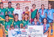 Galigamuwa Central & Dhammissara DSI Volleyball U19 champions