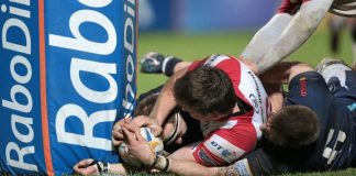 World rugby outlaw tries from balls grounded against post protector